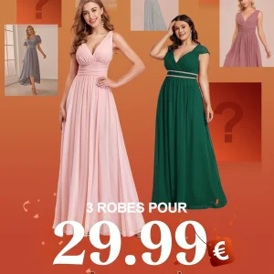 Boîte Mystère Ever-Pretty : 3 Robes pour 29,99 €