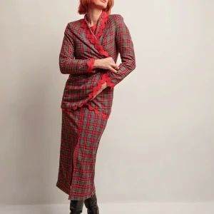 Blazer Matilda Love à galons rouge