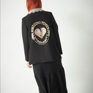 Blazer femme Lace Amazing Dore noir