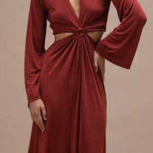 Robe Thanaïs maille brique