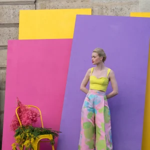 Bustier - La Distinctive jaune