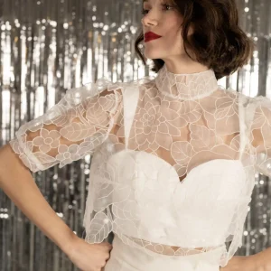 Top Organza Brodé - L'Étonnante