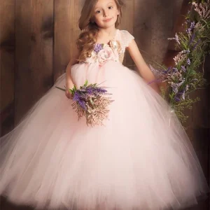 Robe Princesse Rose en Tulle