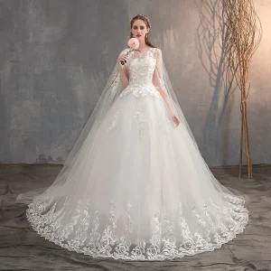 Robe Princesse Mariage Longue Traine