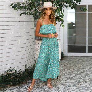 Robe Princesse Femme Turquoise