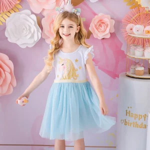 Robe Princesse Fille Licorne