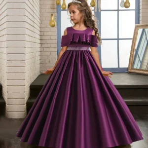 Robe Princesse Violette Fille