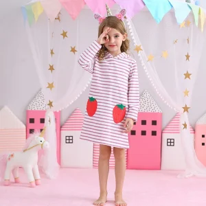 Robe Princesse Fille Fraises