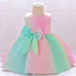 Robe Princesse bébé verte