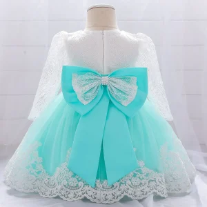 Robe Princesse Bébé à nœud