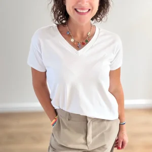 Tee-shirt basique Blanc