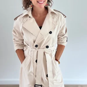 Trench coat long Beige