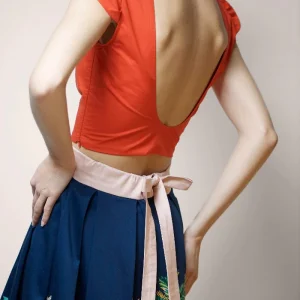 Top La Polyvalente Orange - Modèle en stock