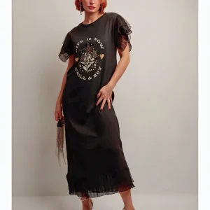 Robe cotelee Life Is Now