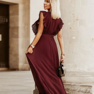 Robe Bordeaux Femme