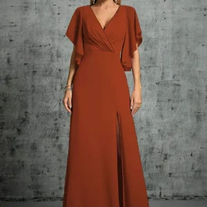 Robe témoin de mariage terracotta