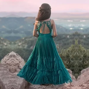 Robe de Princesse Verte