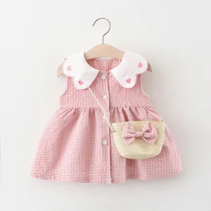 Robe Princesse Bébé Col Festonné