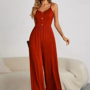 Combi pantalon terracotta