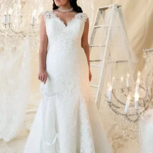 Femme Ronde Robe de Mariée