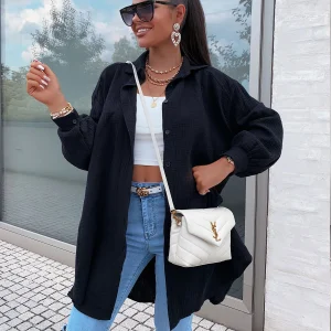 Chemise Oversize Black