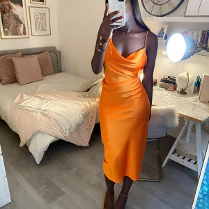 Robe Longue Orange