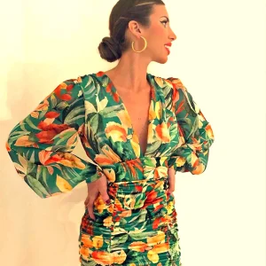 Robe Tropicale Green