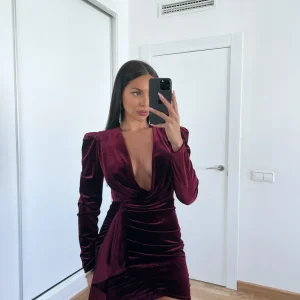 Robe Velours Wine