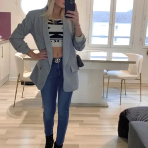 Veste Blazer Tweed Grey