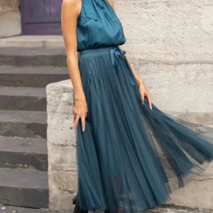 Jupe longue Aria en tulle