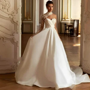 Longue Robe de Mariée Princesse