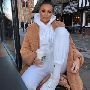 Pull Sweat à Capuche White