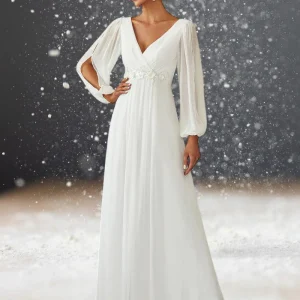 Robe blanche cocktail cérémonie de mariage