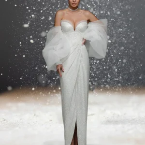 Robe bustier cocktail mariage