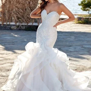 Robe Bustier Sirène Mariage