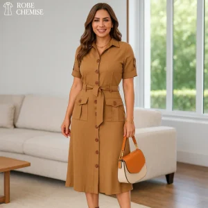 Robe Chemise Cintrée