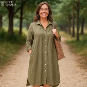 Robe Chemise Grande Taille