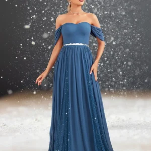 Robe cocktail mariage bleu