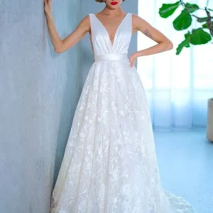 Robe de Mariée Champêtre Moderne