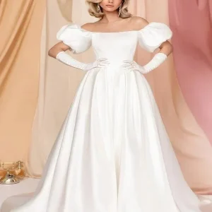 Robe de Mariée Chic en Satin