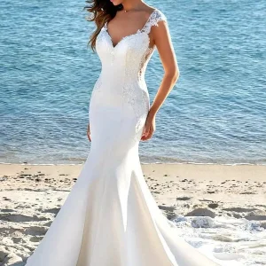 Robe de mariée de luxe sirène