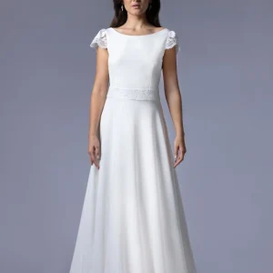 robe de mariée manches courtes - EVERLY