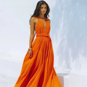 Robe été terracotta