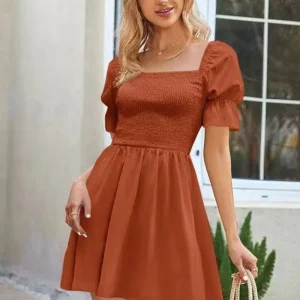 Robe rouille terracotta