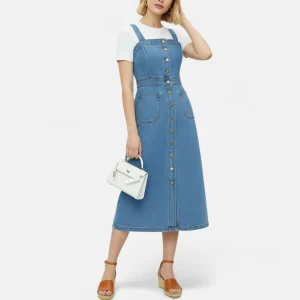 Robe tablier en jean