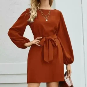 Robe thème terracotta