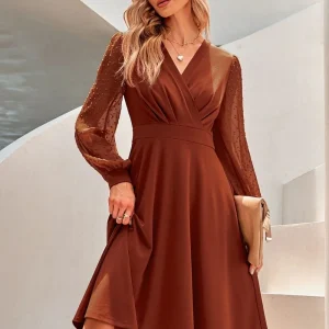 Robe trapèze terracotta