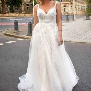 Robes de Mariée Curvy Dentelle