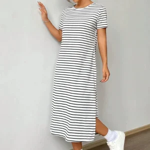 Robe tee shirt droite