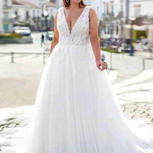 Style de Robe de Mariée pour Femme Ronde